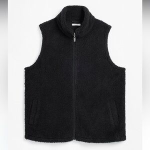NWT Black Sherpa Vest, Maurice’s, Women’s Plus Size 3X, Outerwear, Winter Vest